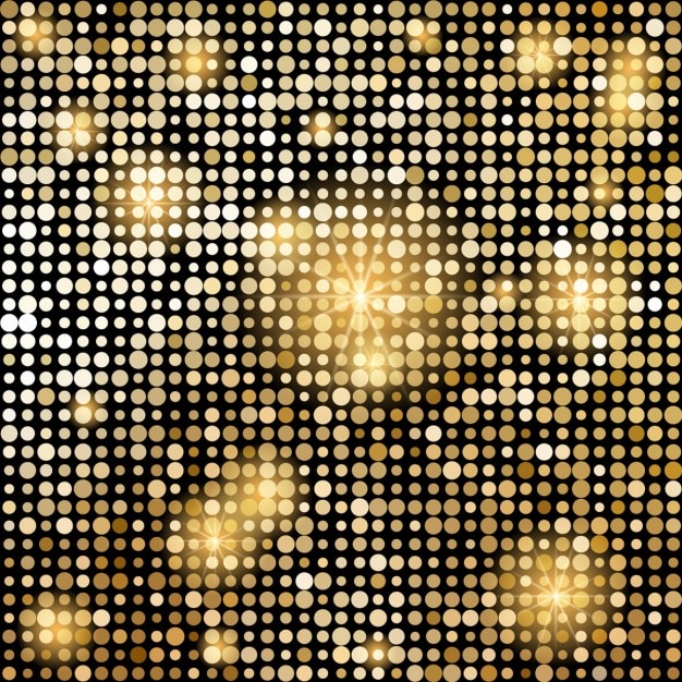 Background, pattern with golden dots Vector | Free Download