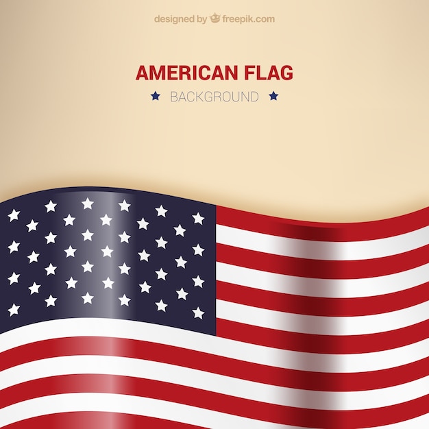 Download Free Vector | Background of shiny united states flag