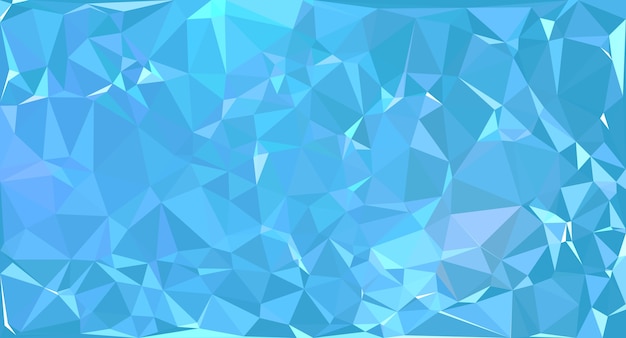 背景の壁紙抽象的なポリゴンの青い空 プレミアムベクター