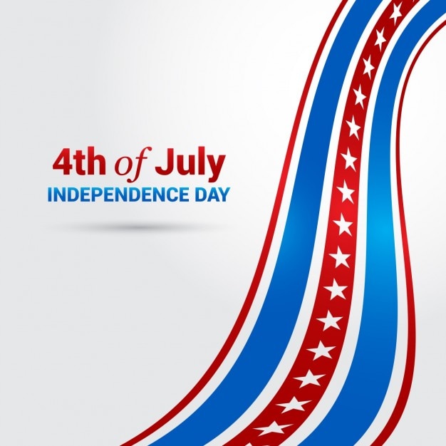 Background with american independence day\
decoration