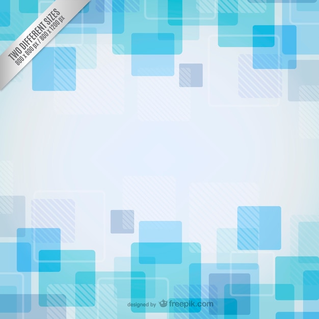 Background with blue squares Vector | Free Download