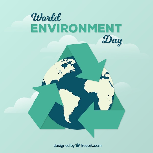 Download Free Download Free Background With Earth And Recycling Symbol Vector Use our free logo maker to create a logo and build your brand. Put your logo on business cards, promotional products, or your website for brand visibility.