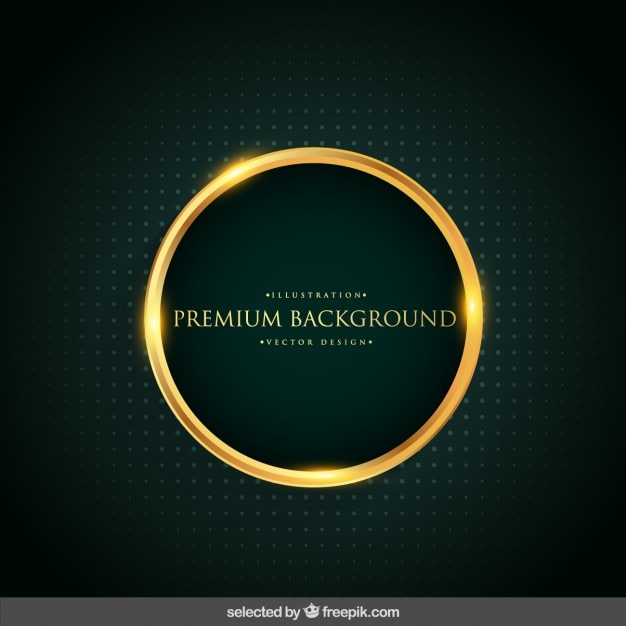 Download Free Download This Free Vector Background With Gold Circle Use our free logo maker to create a logo and build your brand. Put your logo on business cards, promotional products, or your website for brand visibility.