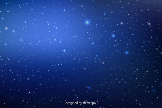 Free Vector | Background with gradient starry night
