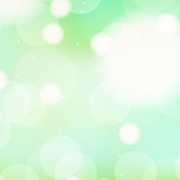 Premium Vector | Background with green bubbles