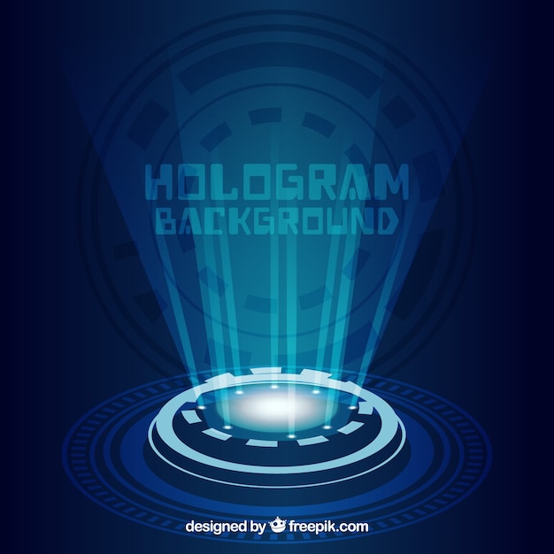 hologram desktop icons