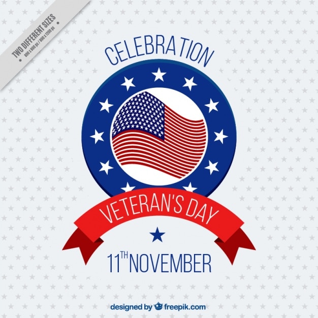 Background with stars for veterans day