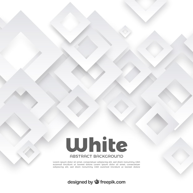 Free Vector | Background with white shapes