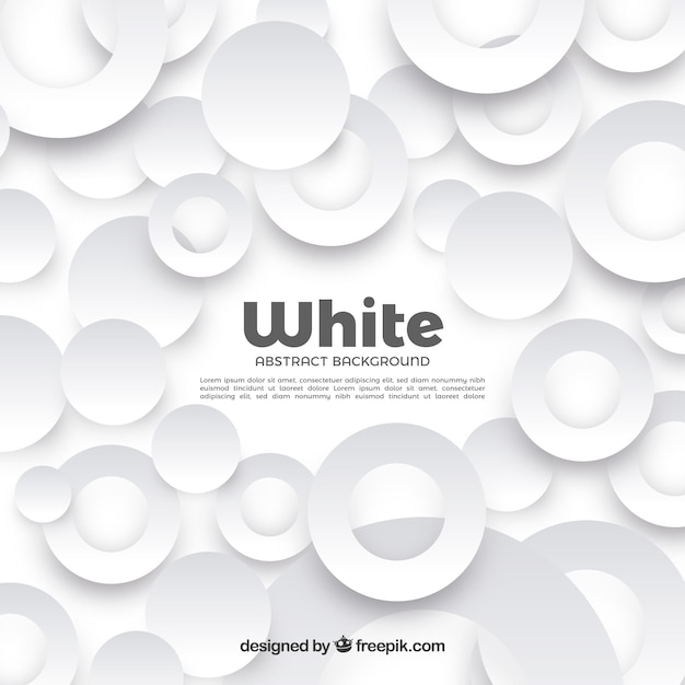 Free Vector | Background with white shapes