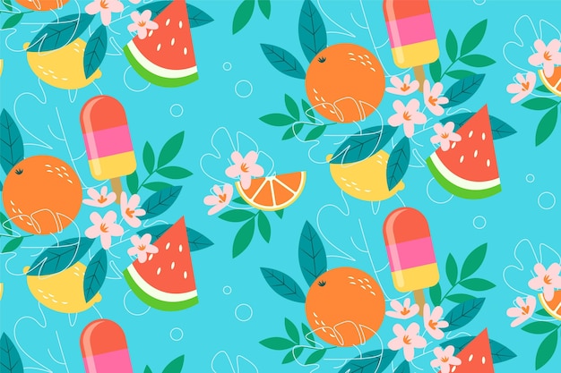 Download Free Download This Free Vector Background For Zoom With Summer Pattern Use our free logo maker to create a logo and build your brand. Put your logo on business cards, promotional products, or your website for brand visibility.