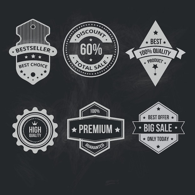 Premium Vector | Badge logotype