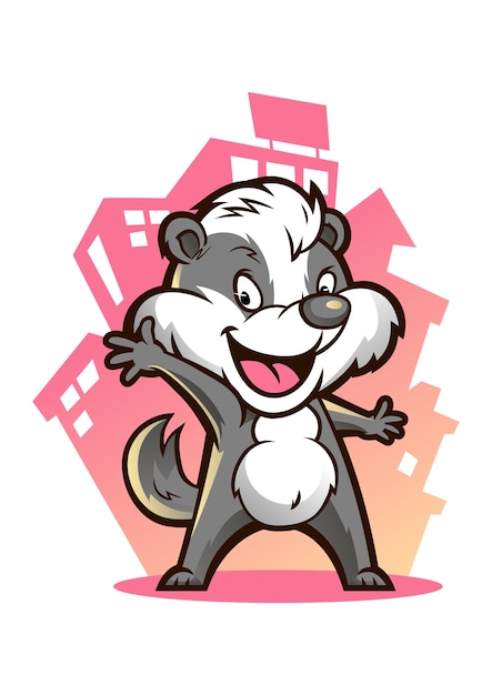 Download Free Badger Town Mascot Design Premium Vector Use our free logo maker to create a logo and build your brand. Put your logo on business cards, promotional products, or your website for brand visibility.