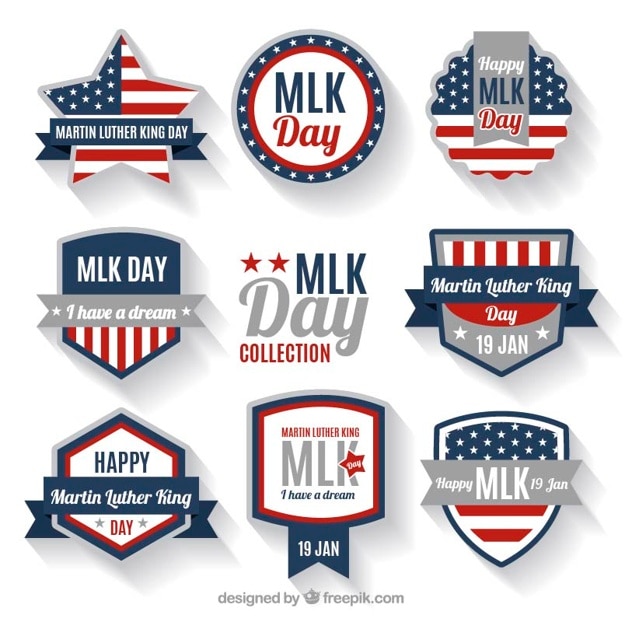 Download Badges for martin luther king day with fantastic designs ...