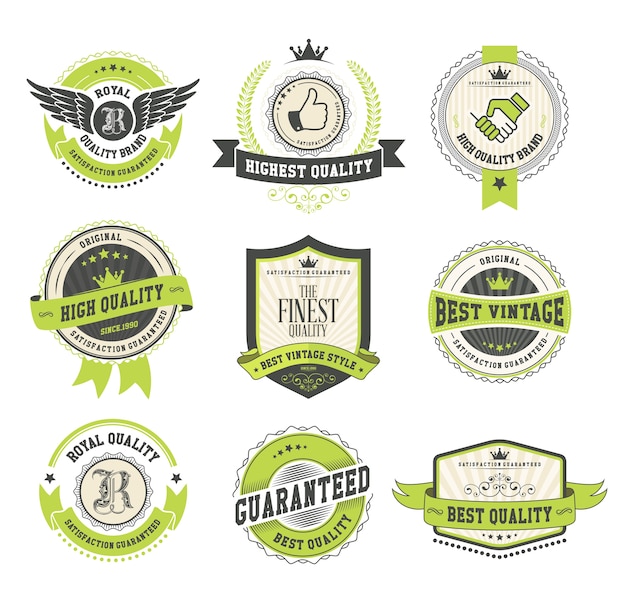 Photo id badge labels