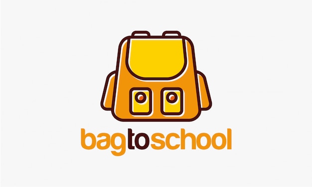 Download Free Bag To School Logo Template Designs Premium Vector Use our free logo maker to create a logo and build your brand. Put your logo on business cards, promotional products, or your website for brand visibility.