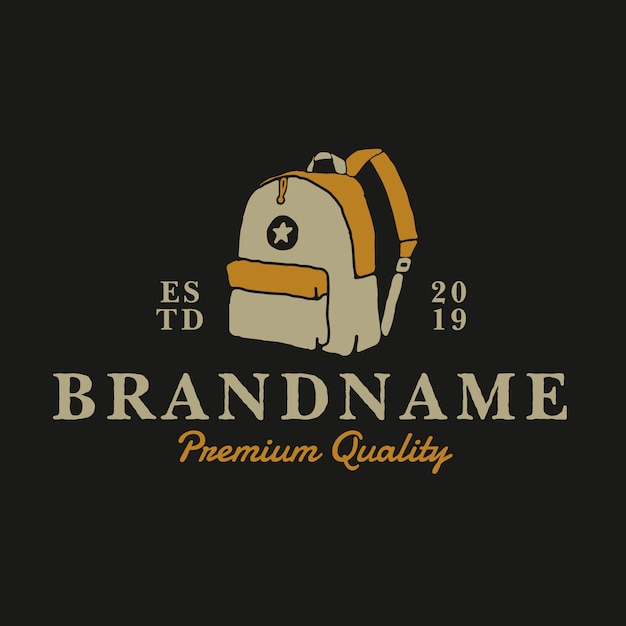 Download Free Bag Vintage Logo Design Template Premium Vector Use our free logo maker to create a logo and build your brand. Put your logo on business cards, promotional products, or your website for brand visibility.