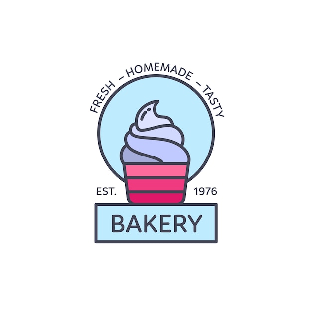 Download Free Bakery Cake Logo Design Free Vector Use our free logo maker to create a logo and build your brand. Put your logo on business cards, promotional products, or your website for brand visibility.