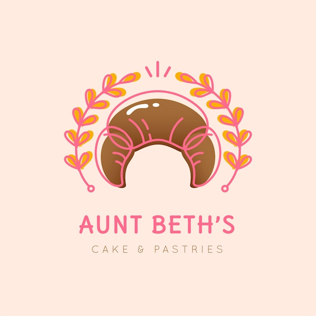 Download Free Download This Free Vector Bakery Cake Logo Design Use our free logo maker to create a logo and build your brand. Put your logo on business cards, promotional products, or your website for brand visibility.