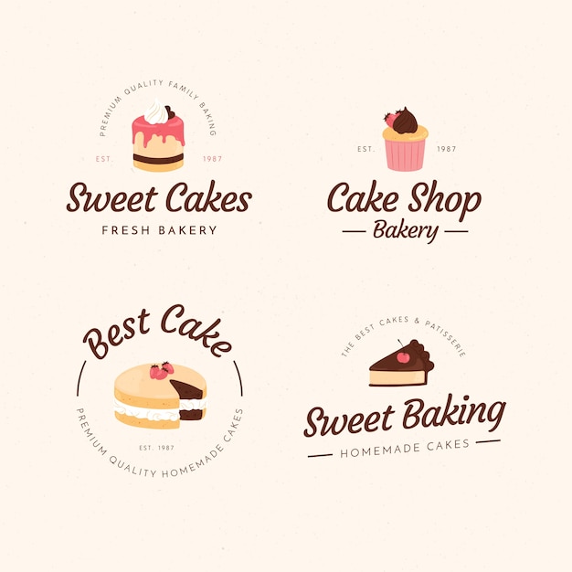Download Free Bakery Cake Logo Illustration Concept Free Vector Use our free logo maker to create a logo and build your brand. Put your logo on business cards, promotional products, or your website for brand visibility.