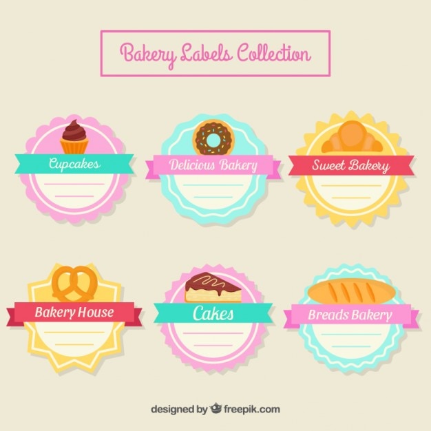 free-vector-bakery-labels-collection