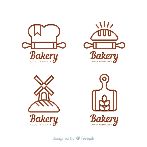 Download Free Download Free Bakery Logo Collection Vector Freepik Use our free logo maker to create a logo and build your brand. Put your logo on business cards, promotional products, or your website for brand visibility.