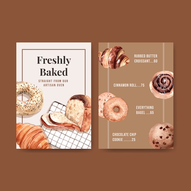 Free Bakery Menu Templates Download