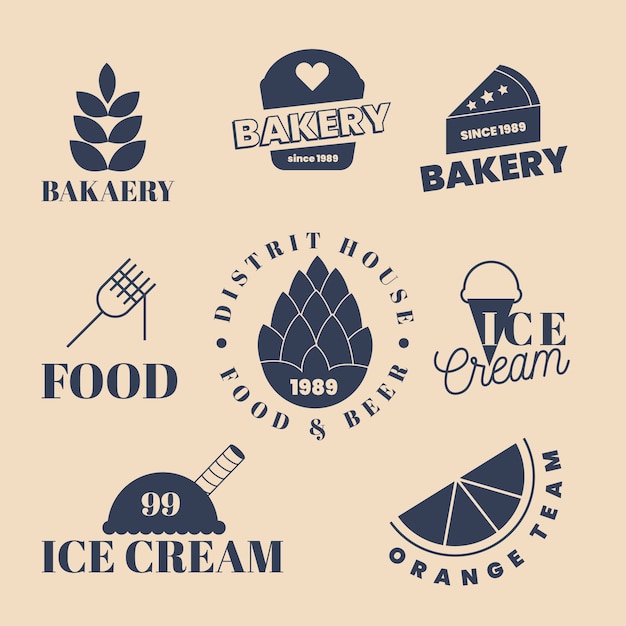 Download Free Bakery And Summer Sweets Logo Free Vector Use our free logo maker to create a logo and build your brand. Put your logo on business cards, promotional products, or your website for brand visibility.