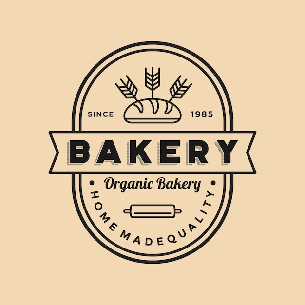 Download Free Bakery Vintage Logo Design Premium Vector Use our free logo maker to create a logo and build your brand. Put your logo on business cards, promotional products, or your website for brand visibility.