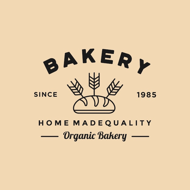 Download Free Bakery Vintage Logo Design Premium Vector Use our free logo maker to create a logo and build your brand. Put your logo on business cards, promotional products, or your website for brand visibility.