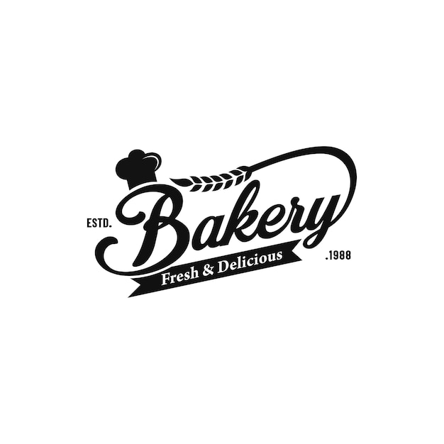 Bakery vintage logo Premium Vector
