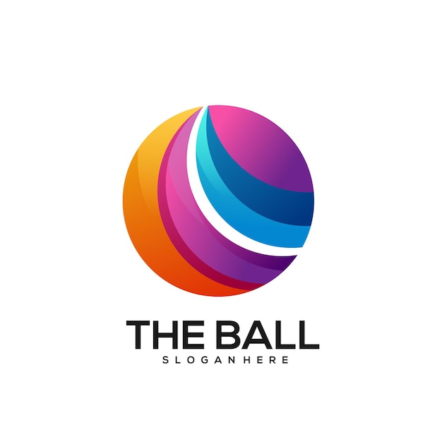 Premium Vector Ball Logo Colorful Gradient 2699