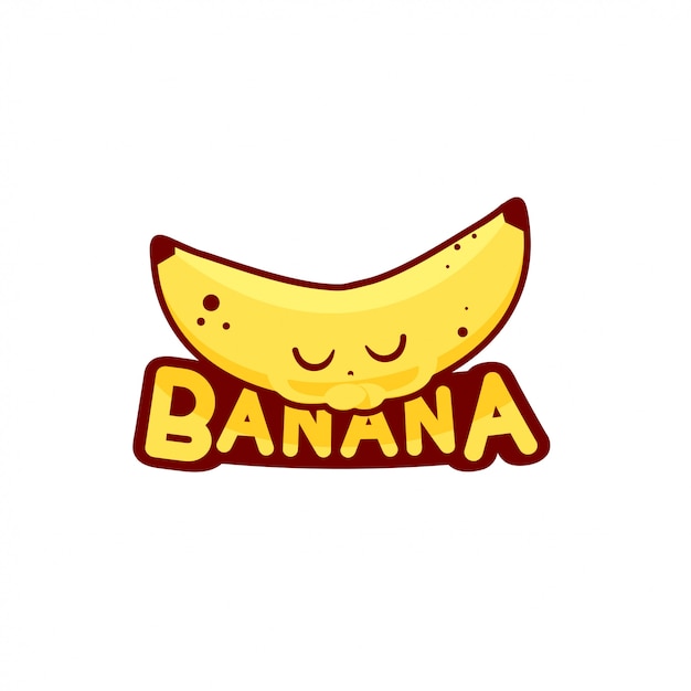 Banana logo | Premium Vector