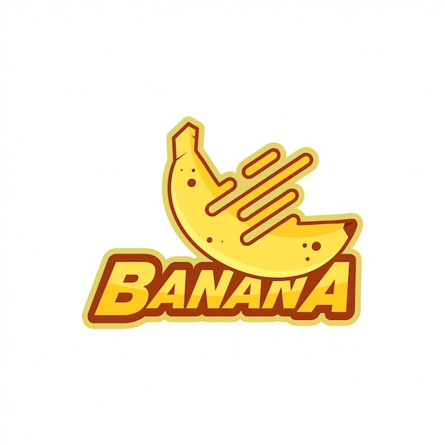 Banana logo | Premium Vector