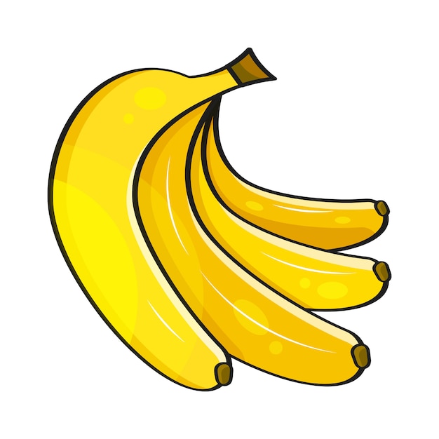 banana vector illustration free download