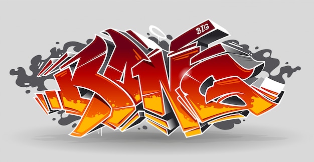 Https www freepik com premium vector bang wild style graffiti 3d blocks wit...