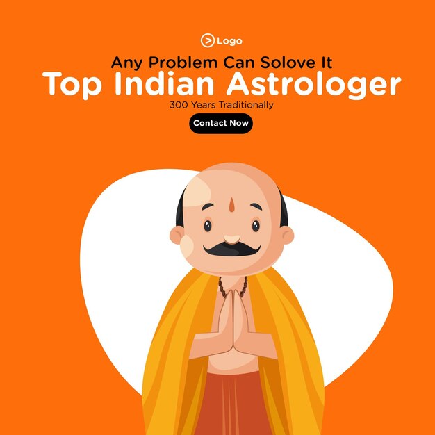Premium Vector Banner design of top indian astrologer template Premium Vector Banner design of top indian astrologer template