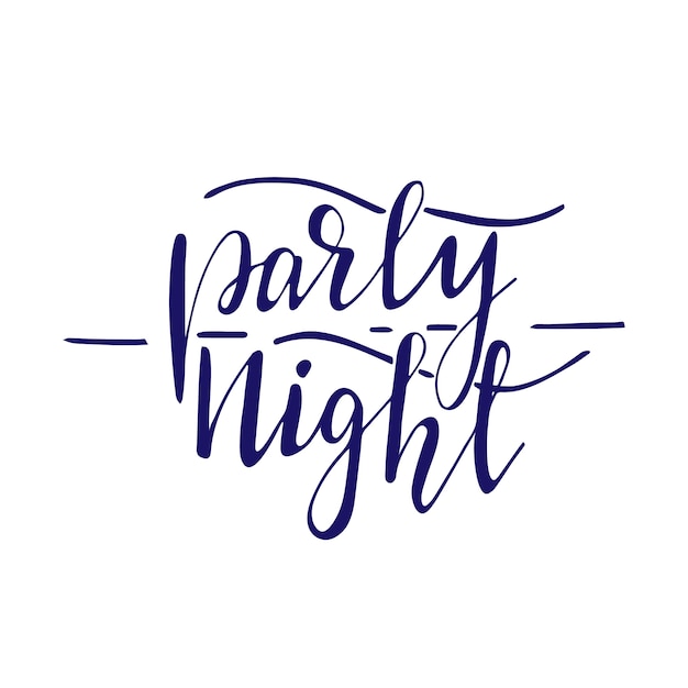 Download Free Banner Design With Lettering Party Night Vector Illustration Use our free logo maker to create a logo and build your brand. Put your logo on business cards, promotional products, or your website for brand visibility.
