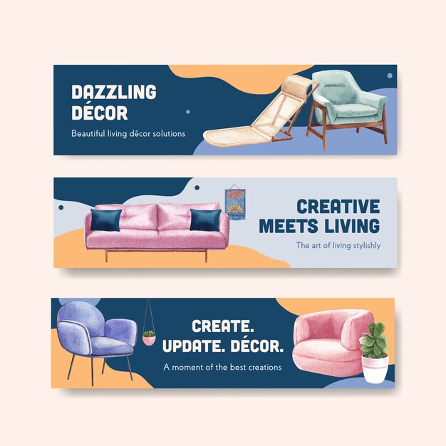 Furniture Banner Images Free Vectors Stock Photos Psd