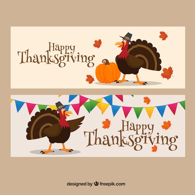 Cute thanksgiving facebook banner