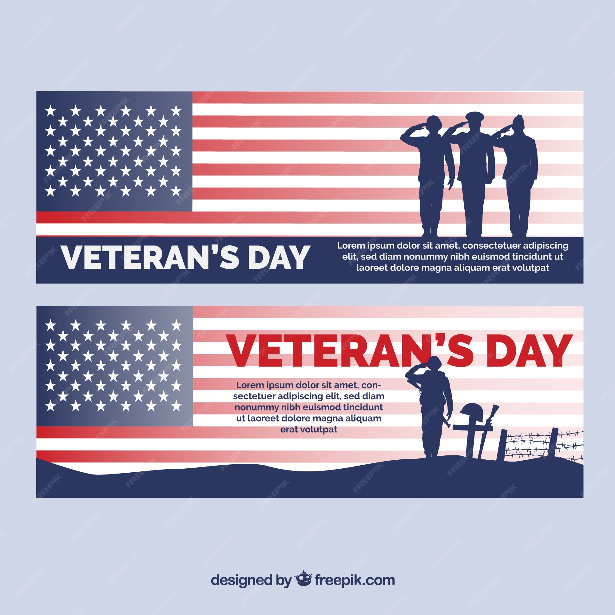 premium-vector-banners-with-soldiers-from-the-united-states-for