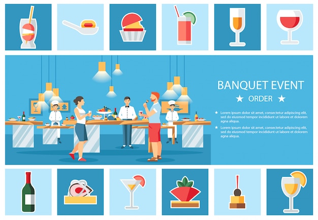 Free Banquet Event Order Template from image.freepik.com