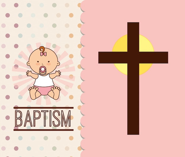Download Premium Vector | Baptism invitation design