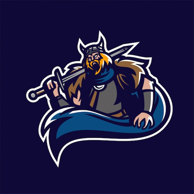 Download Free Barbarian Knight Viking Esport Gaming Mascot Logo Template Use our free logo maker to create a logo and build your brand. Put your logo on business cards, promotional products, or your website for brand visibility.