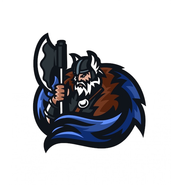 Download Free Barbarian Viking Knight Esport Gaming Mascot Logo Template Use our free logo maker to create a logo and build your brand. Put your logo on business cards, promotional products, or your website for brand visibility.