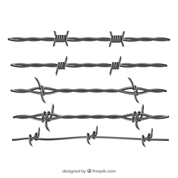 Barbed Wire Collection Vector Free Download   Barbed Wire Collection 23 2147728487 