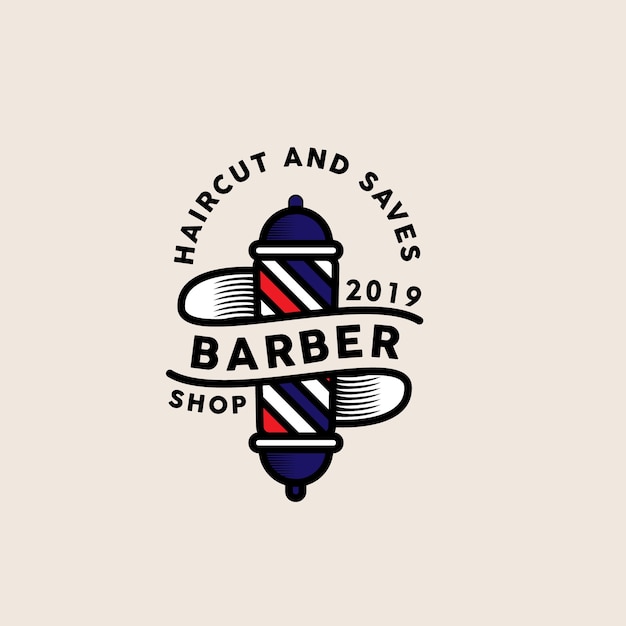  Barber logo template