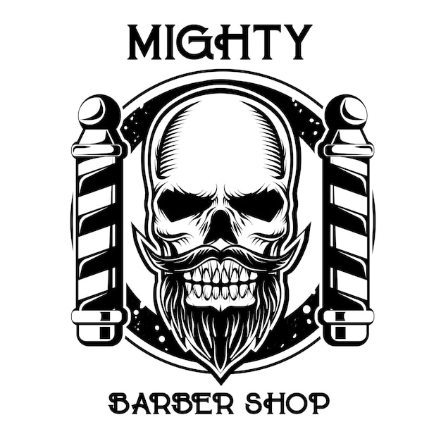 Download Free Barber Shop Badge Logo Black And White Premium Vector Use our free logo maker to create a logo and build your brand. Put your logo on business cards, promotional products, or your website for brand visibility.