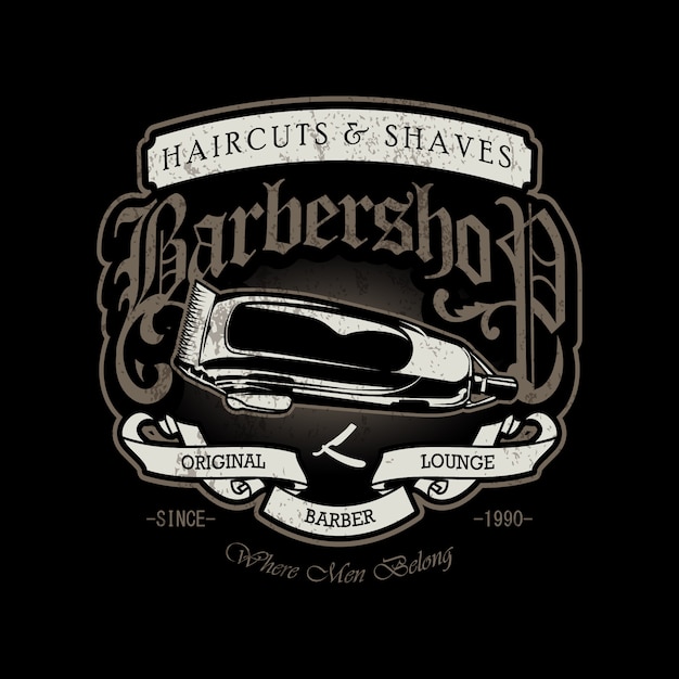 Download Free Barber Shop Logo Template Premium Vector Use our free logo maker to create a logo and build your brand. Put your logo on business cards, promotional products, or your website for brand visibility.