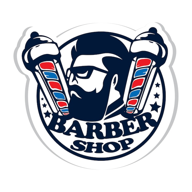 Download Free Barber Shop Logo Premium Vector Use our free logo maker to create a logo and build your brand. Put your logo on business cards, promotional products, or your website for brand visibility.