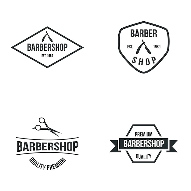 Download Free Barber Shop Vintage Logo Premium Vector Use our free logo maker to create a logo and build your brand. Put your logo on business cards, promotional products, or your website for brand visibility.